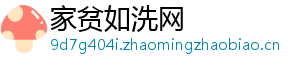 家贫如洗网